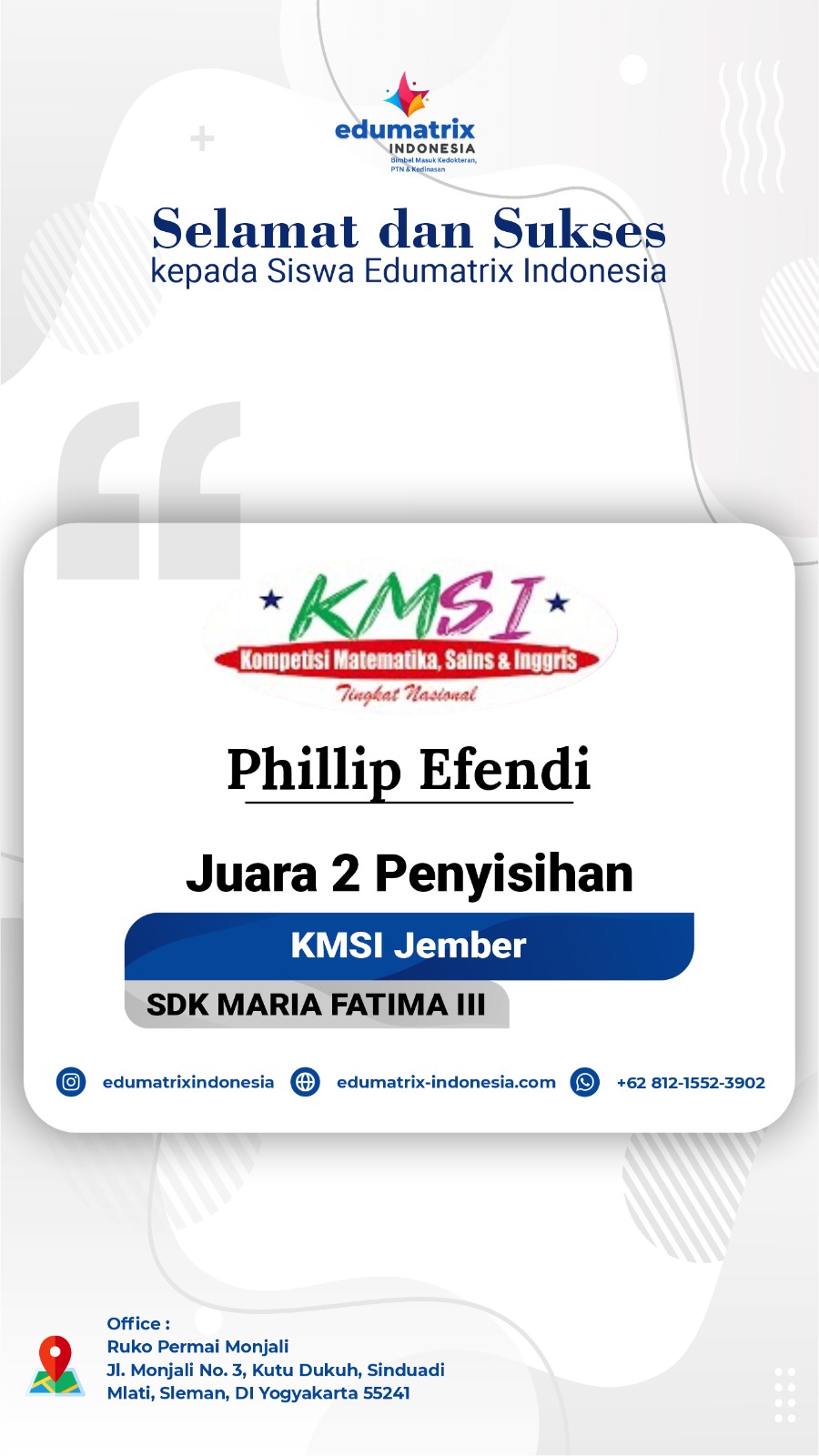 Success_Story_OSN_Phillip_Efendi_Potrait